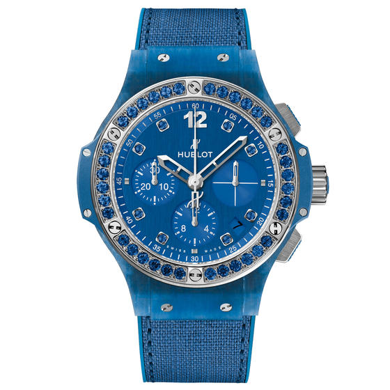 Replica Hublot Watch replica BIG BANG TUTTI FRUTTI LINEN OCEAN BLUE 341.XL.2770.NR.1201